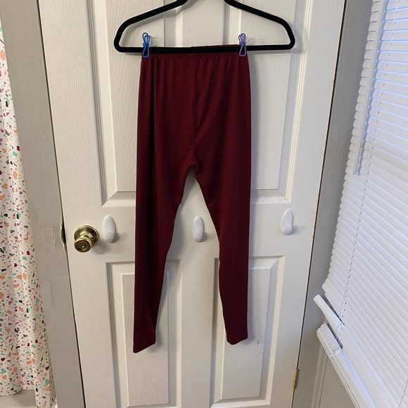 Zenana Womens 2-piece tunic set color Burgandy - Picture 4 of 8